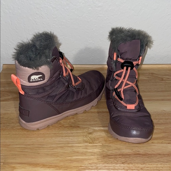 Sorel Kids' Boots - Brown and Orange - Picture 1 of 6